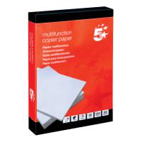 5 Star Office Copier Paper Multifunctional 80gsm A5 White Ream-Wrapped (Pack of 10