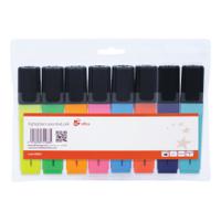 5 Star Office Highlighter Chisel Tip 1-5mm Line Wallet Assorted (Pack of 8)