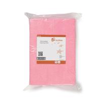 5 Star Facilities Heavy Duty Cleaning Cloths Anti-microbial 76gsm 500x300mm Red (Pack of 25)