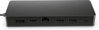 HP Universal USB-C Multiport Hub Docking USB 3.2 Gen 2 (3.1 Gen 2) Type-C Black