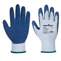 Portwest Grip Glove Latex L Gry/Bl (Pack of 12)