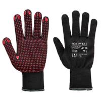 Portwest Polka Dot Glove XS Blk (Pack of 12)