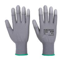 Portwest PU Fingertip Glove M Gry (Pack of 12)