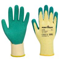 Portwest Classic Grip Glove Latex XL Green (Pack of 12)