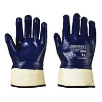 Portwest Fully Dipped Nitrile Safety Cuff L Navy (Pack of 12)