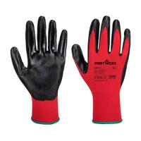 Portwest Flexo Grip Nitrile Glove L Red/Blk (Pack of 12)