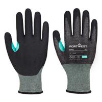Portwest CS Cut E18 Nitrile Glove L Blk (Pack of 12)