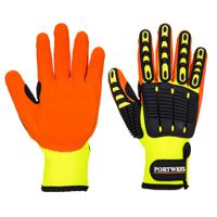Portwest Anti Impact Grip Glove L Yellow/Orange (Pack of 12)