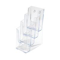 Announce 4 Tier 4 Pocket Literature Holder 1/3 A4/DL Portrait AA10444