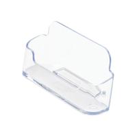 Announce Single Business Card Holder Landscape Crystal AA10446