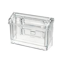 Announce Outdoor Grab a Card Business Card Holder Wall Mounted Crystal Clear AA10449