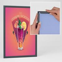 Announce by 5 Star 15mm Snap Frame A4 Mitred Crnr Grey Frame AA10568
