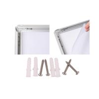 Announce by 5 Star 25mm Snap Frame 20/30 Mitred Crnr Wht Frame AA10589