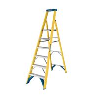 Werner 6 Tread Fibreglass Platform Ladder 7170618