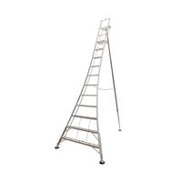 Werner Adjustable 11 Tread Tripod Ladder with High Handrail 92511
