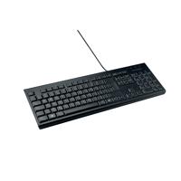 Kensington EQ KB100S Wired Full Size Keyboard Black K63727UK