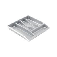 Addis Cutlery Tray Metallic Grey 510855