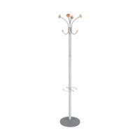 Alba Vienna Coat Stand 350x350x1790mm Metal/Wood PMVIENNA