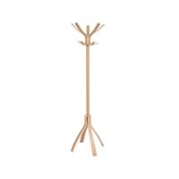 Alba Cafe Coat Stand 550x550x1760mm Light Wood ALB01243