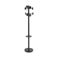 Alba Stan Coat Stand 350x350x1750mm Black PMSTAN3N