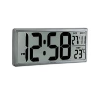 Acctim Date Keeper Jumbo Lcd Wall/Desk Clock With Autoset 22357