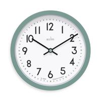 Acctim Elstow Small Office Wall Clock Green 20cm 22845