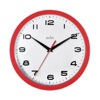 Acctim Aylesbury Wall Clock Red 92/303