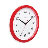 Acctim Aylesbury Wall Clock Red 92/303