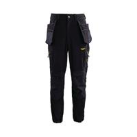 Trojan Tech Men's Black Cargo Trousers with Holster Pockets 2XL