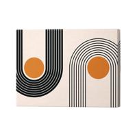 Curved Lines Round The Sun Canvas Print 20x32 Inches SC1STVCD31435M