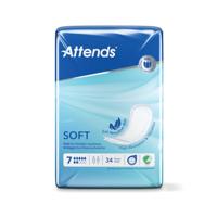 Attends Soft Sanitary Pads For Sensitive Skin Size 7 (Pack of 34) 204818