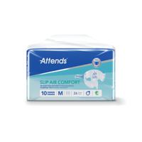 Attends Slip Air Comfort Nappies Size 10M x4 Pack of 26 37787