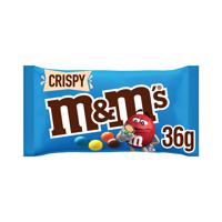 MMs Crispy Pieces + Milk Chocolate Bag 36g (Pack of 24) 100529