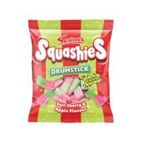 Swizzels Squashies Drumstick Sour Cherry and Apple 120g Bag 124212