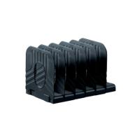 Avery Original 6-Part Modular Book Rack Black 66mLBLK