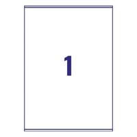 Avery Ultragrip Laser Parcel Labels 199.6 x 289.1mm 1 Per Sheet White (Pack of 500) L7167-500