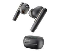 Poly Voyager Free 60+ UC Carbon Black Earbuds +BT700 USB-C Adapter +Touchscreen Charge Case 7Y8G4AA