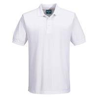 Portwest Naples Polo Shirt S/S L White