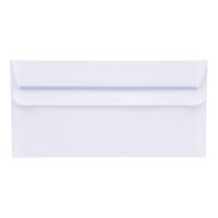 5 Star Office Envelopes Wallet Self Seal 80gsm DL 220x110mm White (Pack of 1000)