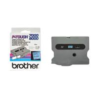 Brother P-Touch TX Labelling Tape Cassette 24mm x 15m Black On Blue Gloss Tape TX551