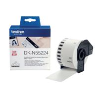 Brother Continuous Non-Adhesive Paper Roll Black on White 54mm DKN55224