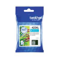 Brother LC422XLC Inkjet Cartridge High Yield Cyan LC422XLC