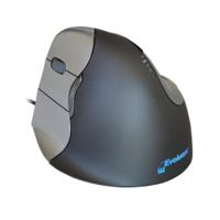 BakkerElkhuizen Evoluent4 Wired Left Handed Vertical Mouse Medium Black/Grey/Silver BNEEVL4