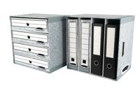 Bankers Box System File Store 4 Drawer Grey (Pack of 5) 01840