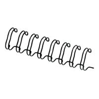 Fellowes Wire Binding Element 14.3mm Black (Pack of 100) 53277