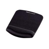 Fellowes Plush Touch Mousepad Wrist Support Black 9252003