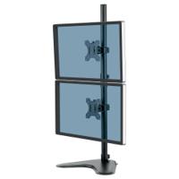 Fellowes Professional Series Free Standing Dual Vertical Monitor Arm 8044001