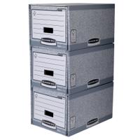 Fellowes Bankers Box System Storage Drawer Gry/White (Pack of 5) 01820