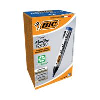 Bic 2000 Permanent Marker Bullet Tip Blue (Pack of 12) 8209143