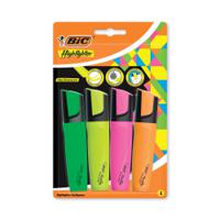 Bic Marking Highlighter Chisel Tip Assorted (Pack of 4) 943652